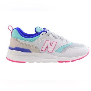 NEW BALANCE 997H WHITE TEAL WOMENS TRAINERS CW997HMB SIZE 10
